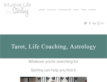Tablet Screenshot of intuitivelifebysterling.com